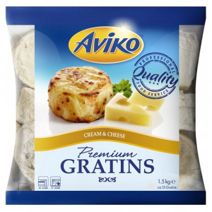 Aviko Cartofi Gratinati cream & cheese 1,5kg/buc
