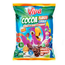Cereale cu fulgi de cacao 250g Viva