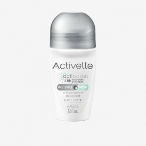 Deodorant roll-on antiperspirant Activelle Invisible Fresh