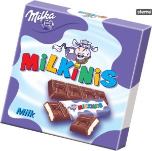 Milka Milkinis Batoane de Ciocolata 10 x 4,375 g
