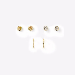 Set cu 3 perechi de cercei Still JEWELLERY