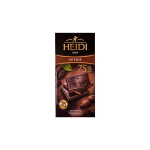 Ciocolata amaruie Heidi Dark 75% cacao 80 gr