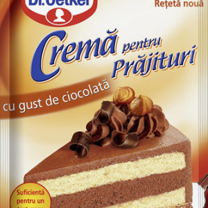 Crema pentru prajituri cu gust de ciocolata 55g Dr. Oetker