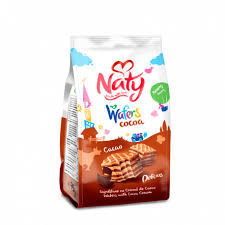 NATY Napolitane cu cremă de cacao 75g