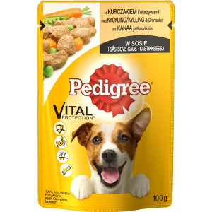 PEDIGREE POUCH CHICKEN 100g