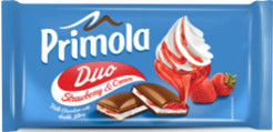 Primola Milk Strawberry & Cream 89g