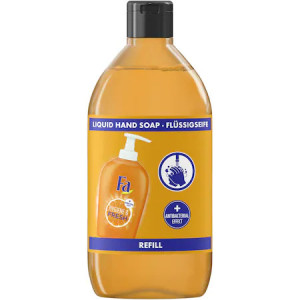 Rezerva sapun lichid Fa Hygiene&Fresh Orange, efect antibacterian, 385ml