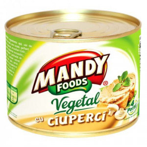 Mandy Pate Vegetal Cu Ciuperci 120g