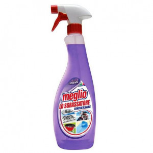 Degresant universal Meglio, aroma lavanda, 750 ml, elimina grasimea de pe suprafete din bucatarie, podele, tesaturi.