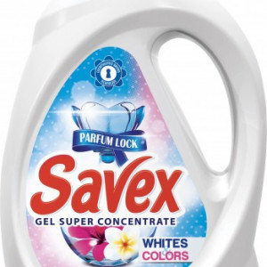 Gel pentru spălare Savex Parfum Lock 2in1 Alb și Culori 1,1 l (3800024045578)