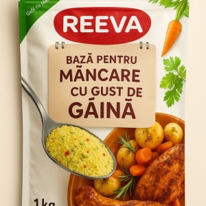 REEVA Bază pentru mâncare fost (Rollton)cu gust de găină 1KG condiment universal
