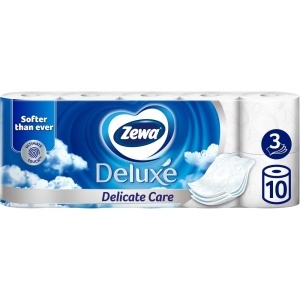 Hartie igienica Zewa Deluxe Delicate Care 10 role, 3 straturi