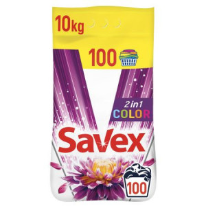 Detergent automat Savex 2in1 Color, 100 spalari, 10kg