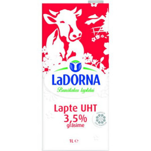 Lapte UHT 3.5% grasime 1L LaDorna