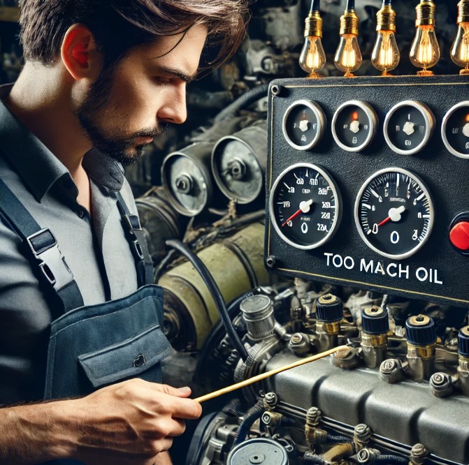 Prea mult ulei in motor simptome