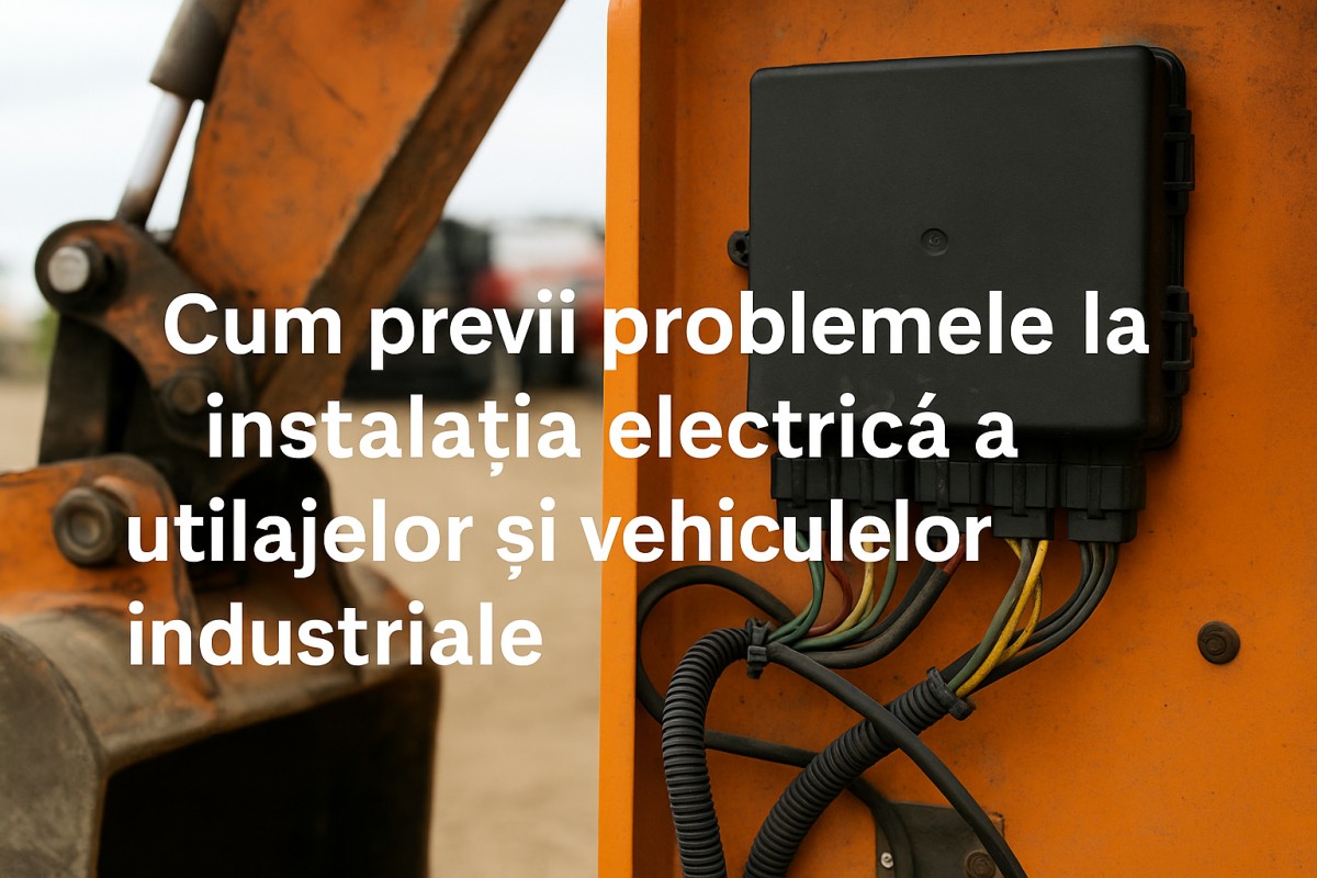 Cum previi problemele la instalația electrică a utilajelor și vehiculelor industriale