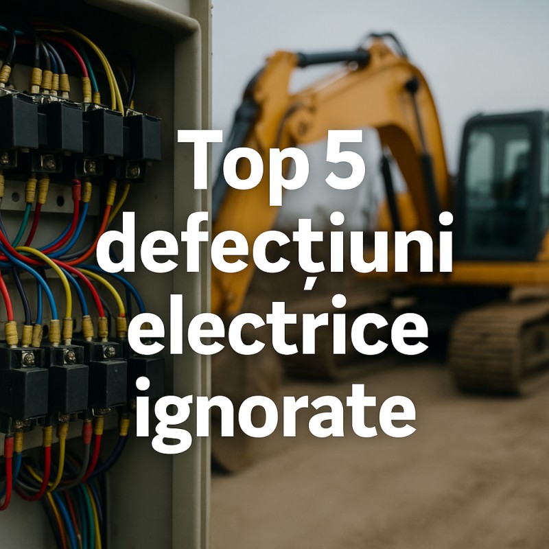 Top 5 defecțiuni electrice ignorate – și cum pot opri complet un utilaj