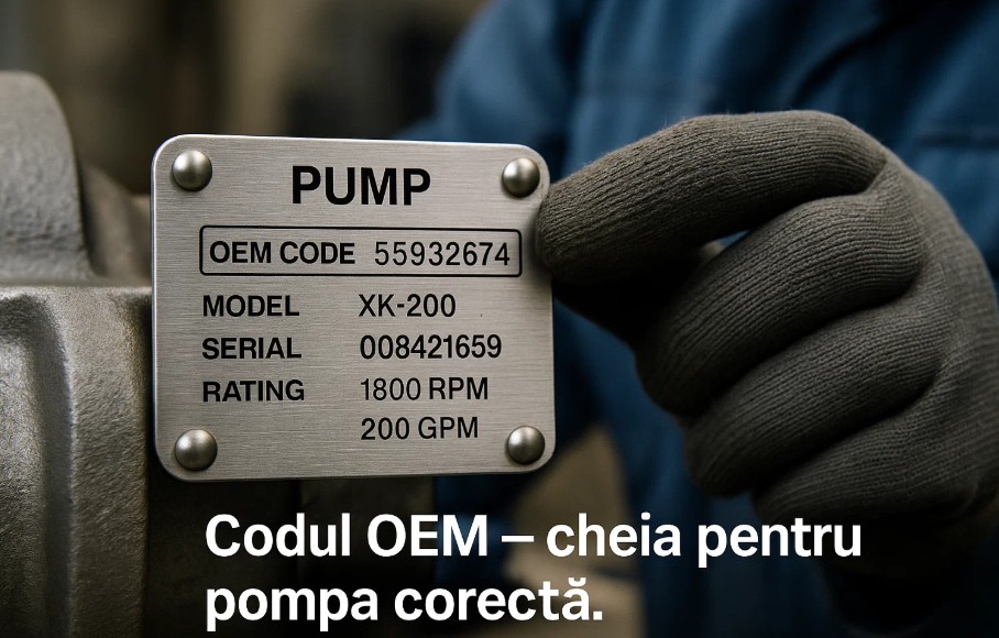 Cum identifici pompa de injecție corectă după cod OEM