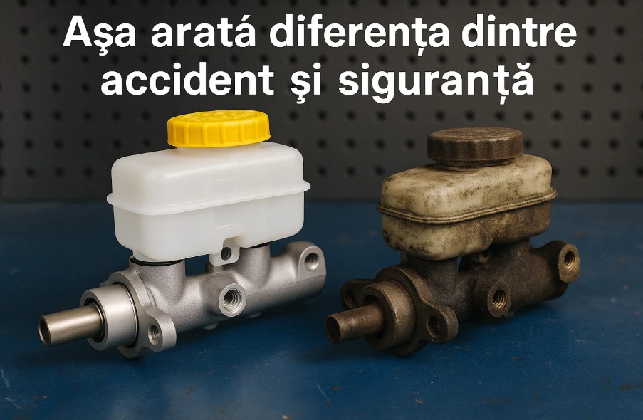 Accident evitat datorită pompei de frână schimbate la timp – poveste reală din șantier