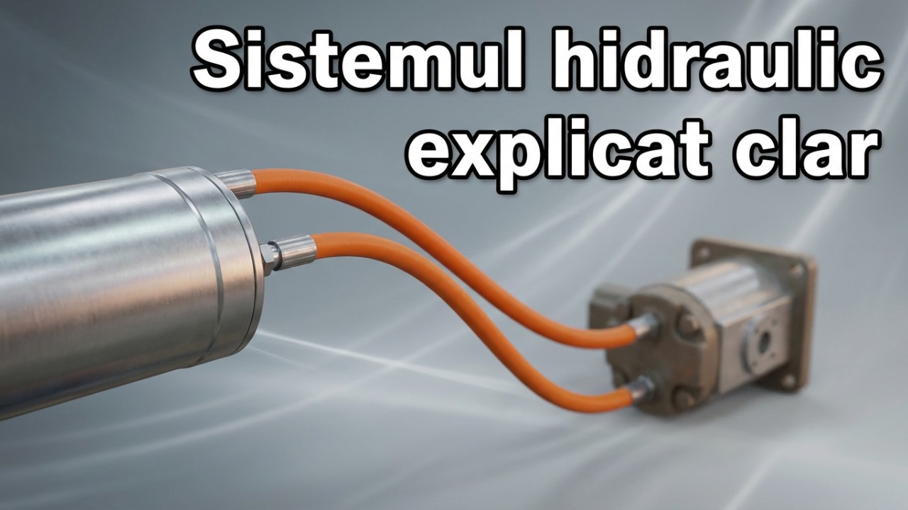Ghid complet sistem hidraulic utilaje – funcționare, probleme, întreținere și prevenție