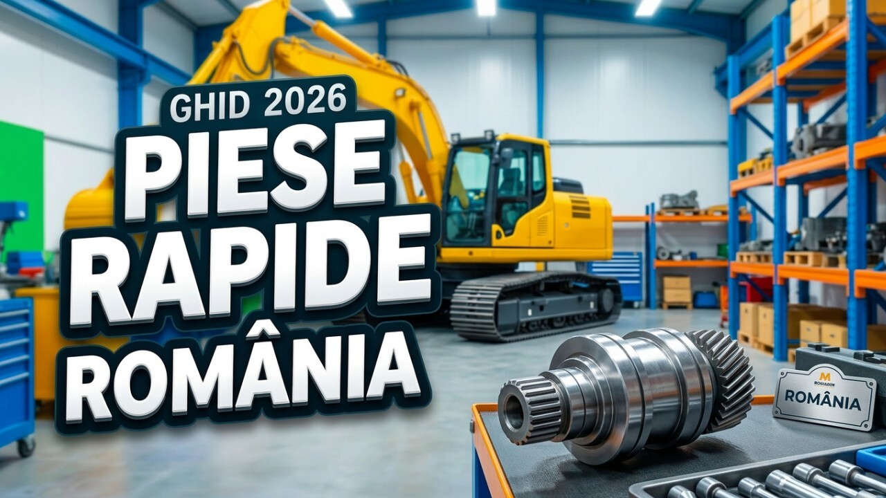 Cele mai fiabile servicii de vânzare piese pentru utilaje de construcții în România (Ghid 2026)