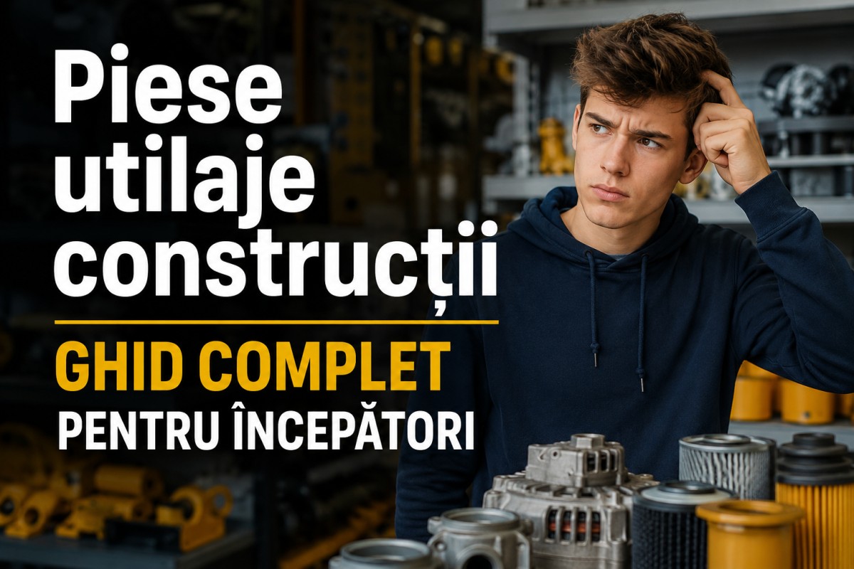 Piese utilaje construcții – ghid complet pentru începători