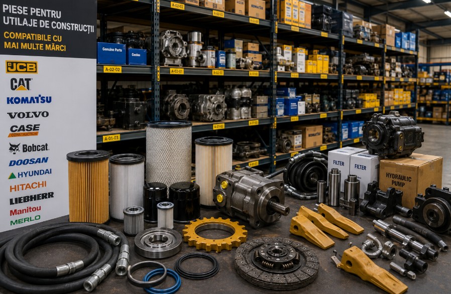 Unde pot găsi piese pentru utilaje de construcții compatibile cu mai multe mărci?