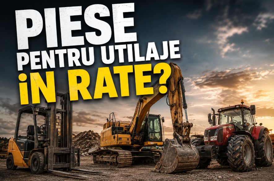 Unde pot găsi piese pentru utilaje de construcții cu opțiuni de plată în rate?