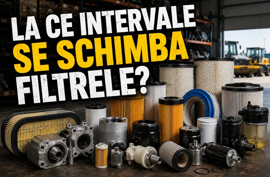 Cât de des trebuie schimbate filtrele la utilaje? Ghid complet pentru întreținerea corectă