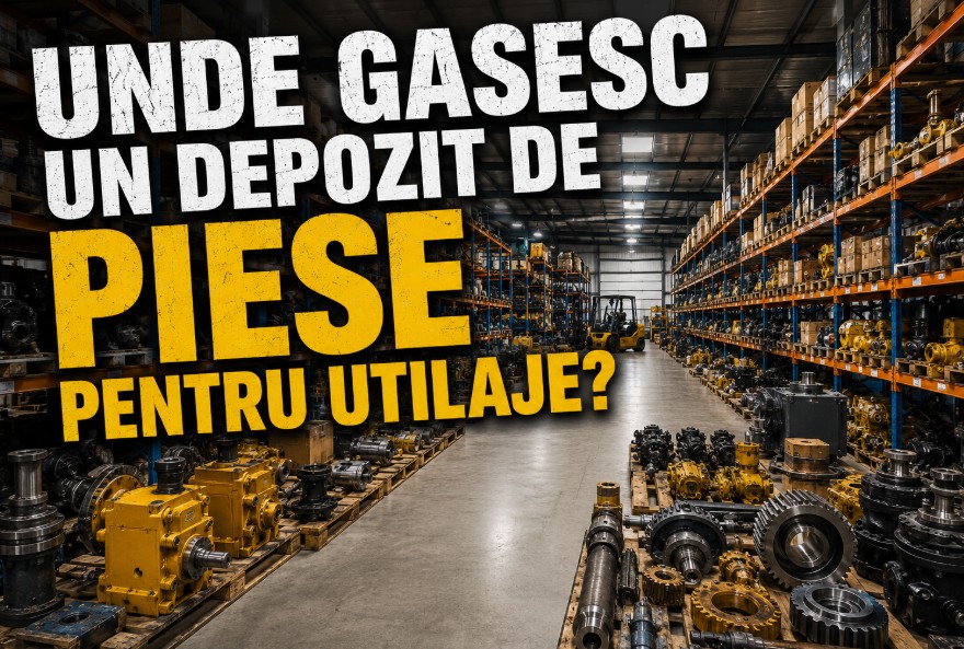 Ce companii se ocupă de distribuția pieselor pentru utilaje de construcții în România?