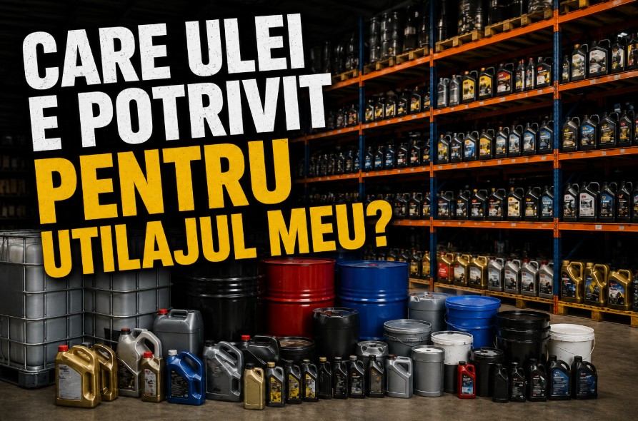 Uleiuri pentru utilaje – ce trebuie să știi pentru o funcționare sigură și o durată de viață mai mare
