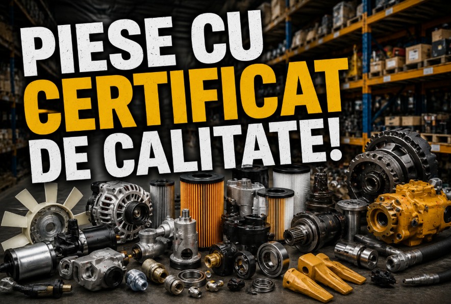 Unde pot găsi piese de schimb pentru utilaje de construcții cu certificare de calitate?