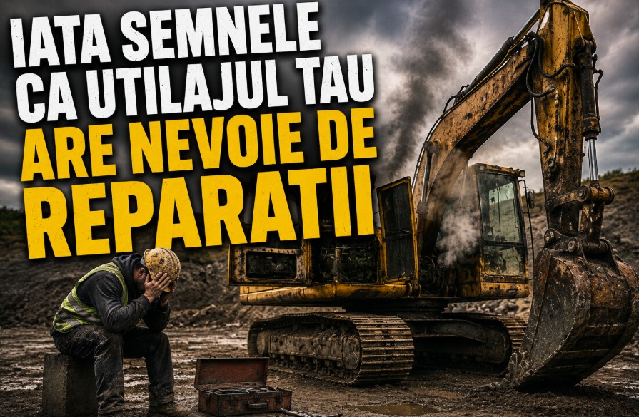 Semne că un utilaj are nevoie de reparații urgente. Nu ignora aceste simptome!