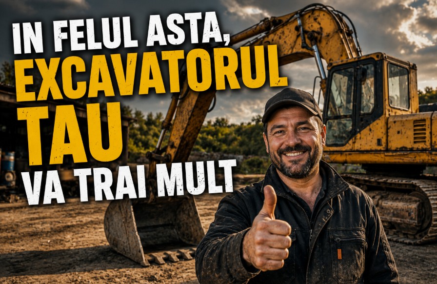 Cum prelungești durata de viață a unui excavator? Ghid complet pentru întreținere și exploatare corectă