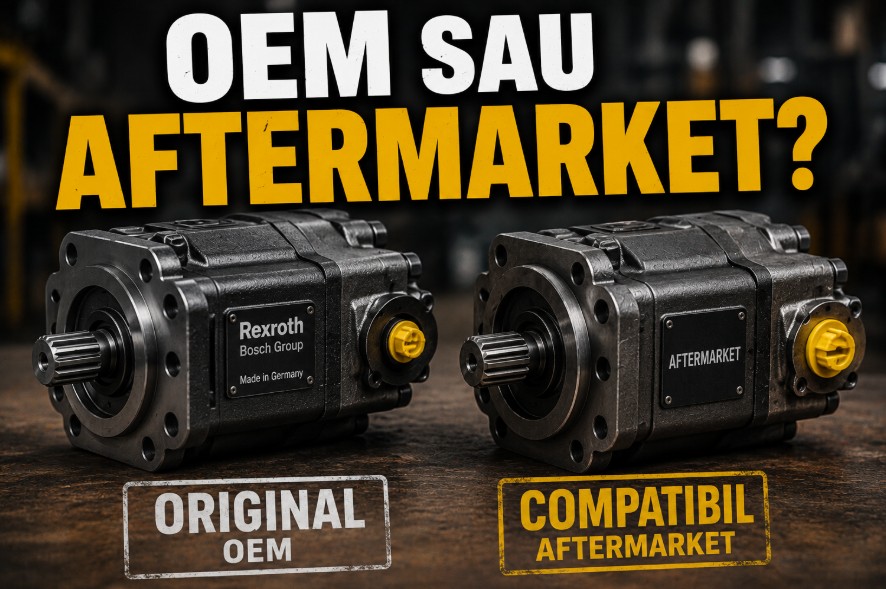 Diferența între piese originale și compatibile pentru utilaje de construcții. Ce alegere este mai bună?