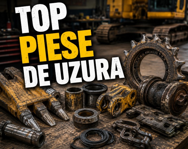 Top componente care se uzează cel mai rapid la utilajele de construcții