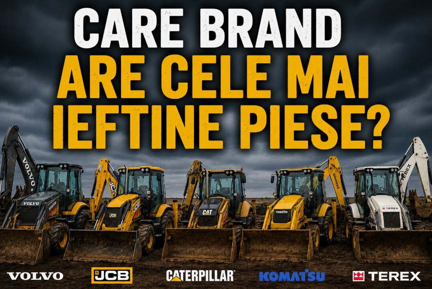 Care brand de utilaje are cele mai ieftine piese?