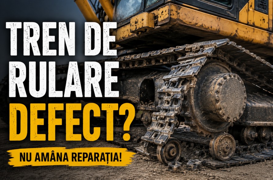 Piese de rulare pentru excavatoare – ghid complet pentru alegere, uzură și întreținere