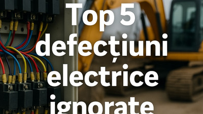 Top 5 defecțiuni electrice ignorate – și cum pot opri complet un utilaj