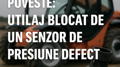 Poveste: utilaj blocat de un senzor de presiune defect