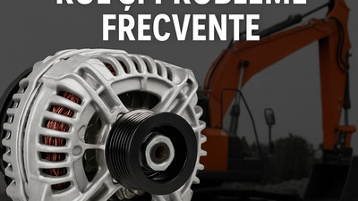 Alternatorul – rol, funcționare și probleme frecvente la utilaje