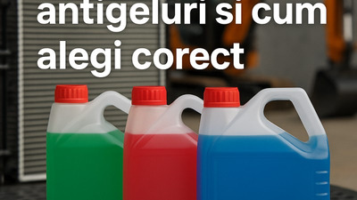 Diferența între antigeluri și cum alegi corect pentru utilajul tău