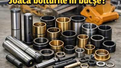 De ce este vital ca bolturile și bucșele să NU aibă jocuri pe utilajele de construcții