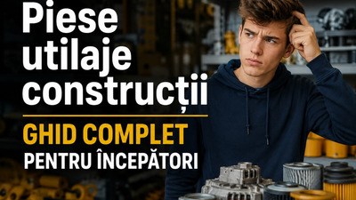 Piese utilaje construcții – ghid complet pentru începători