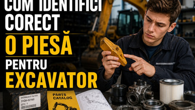 Cum identifici corect o piesă pentru excavator