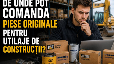 De unde pot comanda piese originale pentru utilaje de construcții?