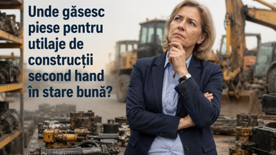 Unde găsesc piese pentru utilaje de construcții second hand în stare bună?