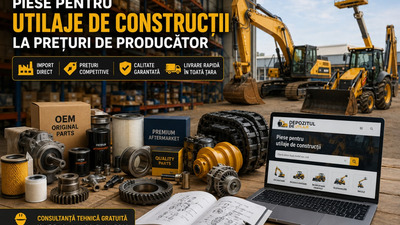 Unde găsesc piese pentru utilaje de construcții la prețuri de producător?
