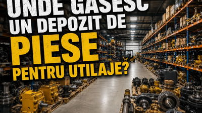 Ce companii se ocupă de distribuția pieselor pentru utilaje de construcții în România?