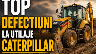 Cele mai frecvente defecțiuni la utilajele Caterpillar